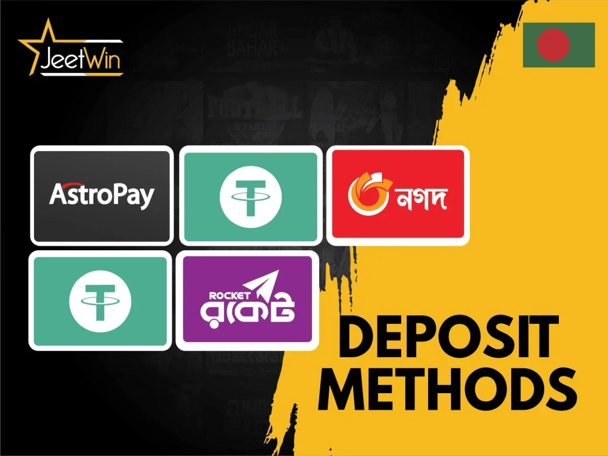 Jeetwin deposit methods
